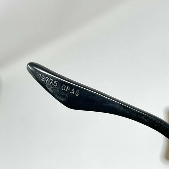 BAUSCH & LOMB RAY BAN W2775 BLACK SIDESTREET OVAL G15 CRYSTAL SUNGLASSES w/CASE - Picture 8 of 12